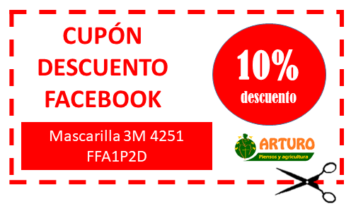 CUPÓN DESCUENTO MASCARILLA 3M 4251 FFA1P2D